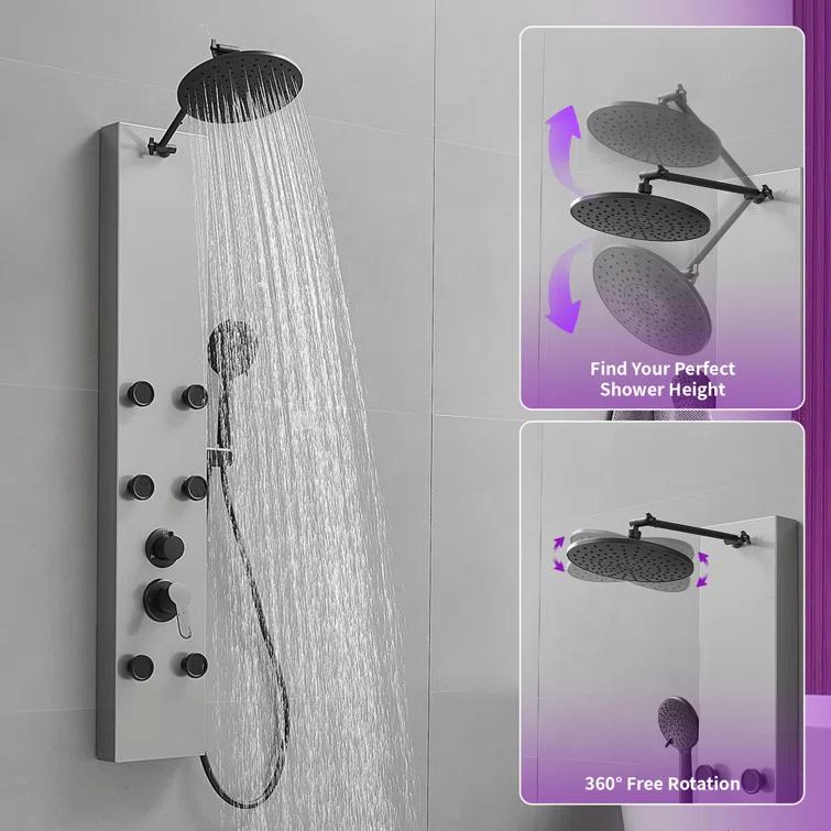 60.55'' Shower Panel with Adjustable Shower Head