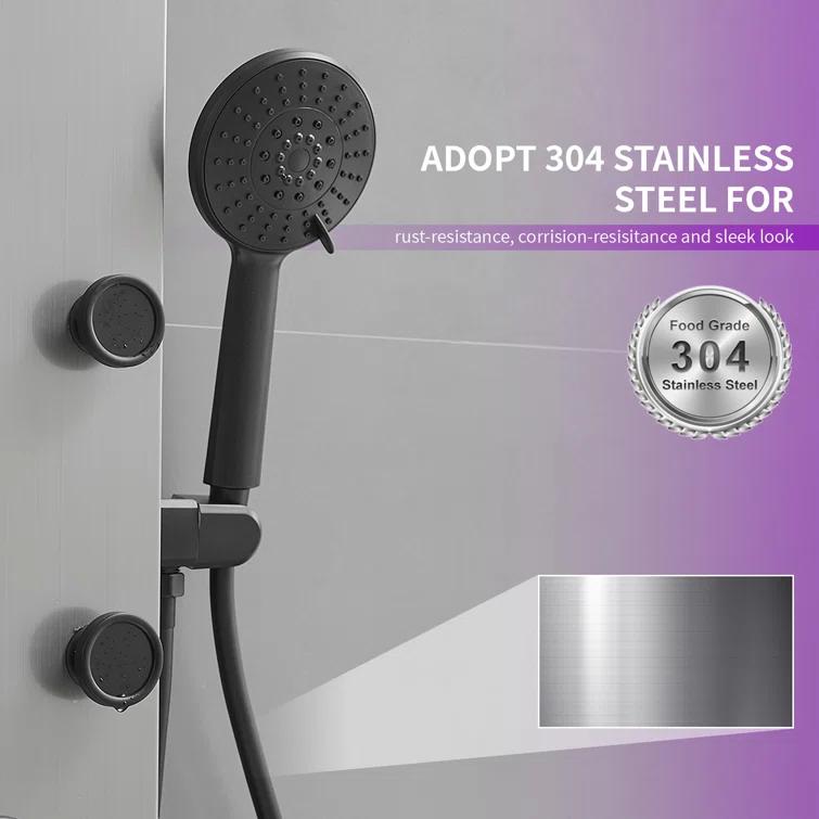 60.55'' Shower Panel with Adjustable Shower Head