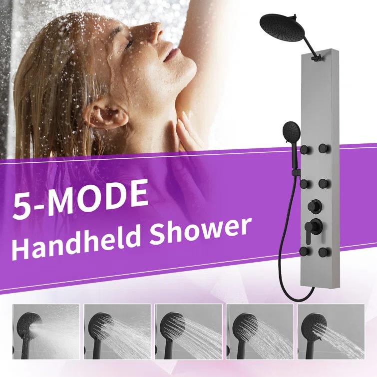 60.55'' Shower Panel with Adjustable Shower Head
