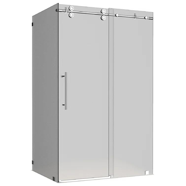 Langham 48" x 75" Rectangle Sliding Shower Enclosure