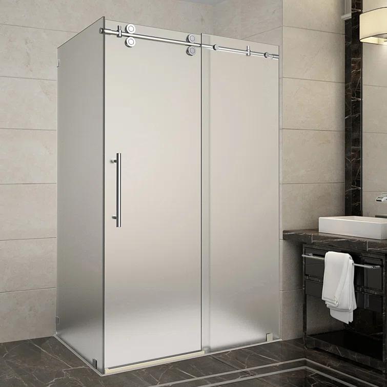 Langham 48" x 75" Rectangle Sliding Shower Enclosure
