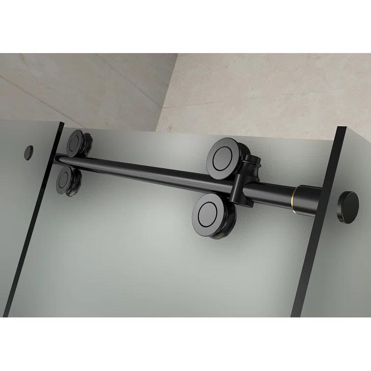 Aston Langham 48" x 75" Rectangle Sliding Shower Enclosure SEN979F-ORB-48-10