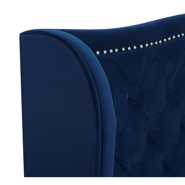 Coleman Upholstered Wingback Bed
