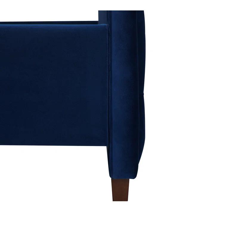 Coleman Upholstered Wingback Bed