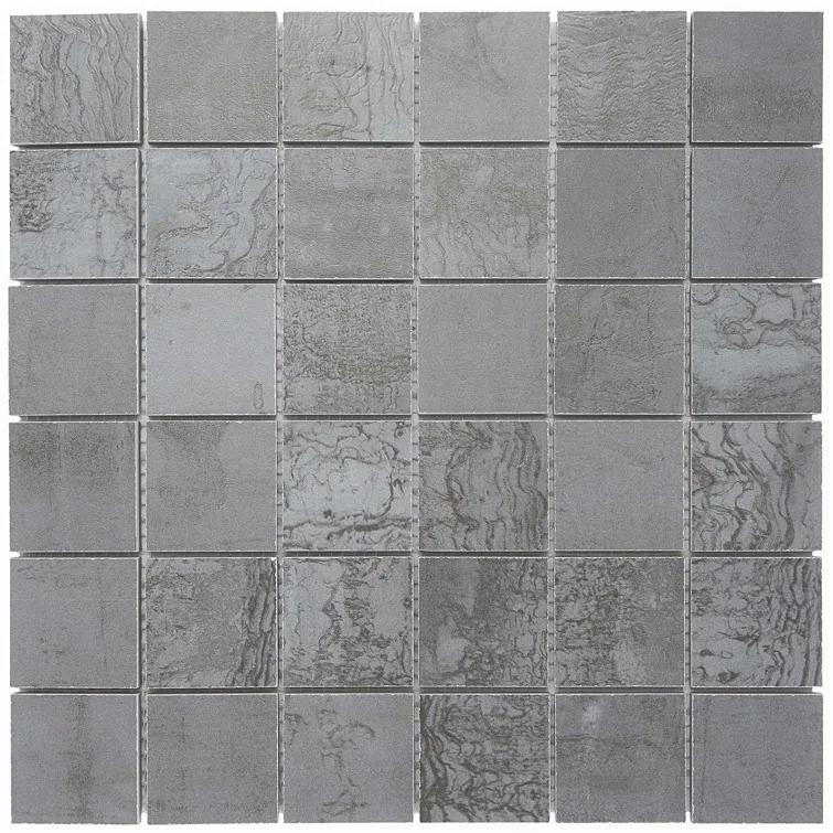 Angela Harris Alloy 2" x 2" Porcelain Metal Look Mosaic Wall & Floor Tile Tile ( 0.92 sq. ft. / box )