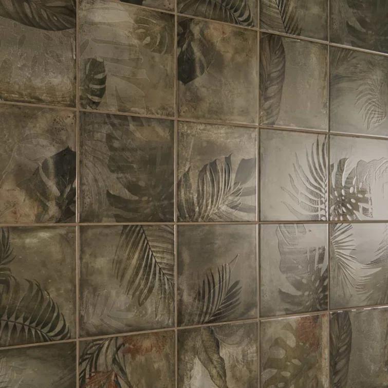 Angela Harris Tempest 7.87 In. X 7.87 In. Matte Ceramic Wall Tile (10.76 Sq. Ft. / Case)