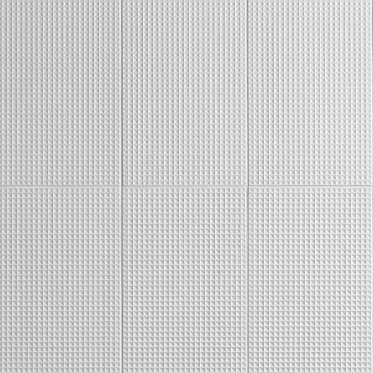 Level Waffle 7.87" x 15.74" Ceramic Patterned Tile