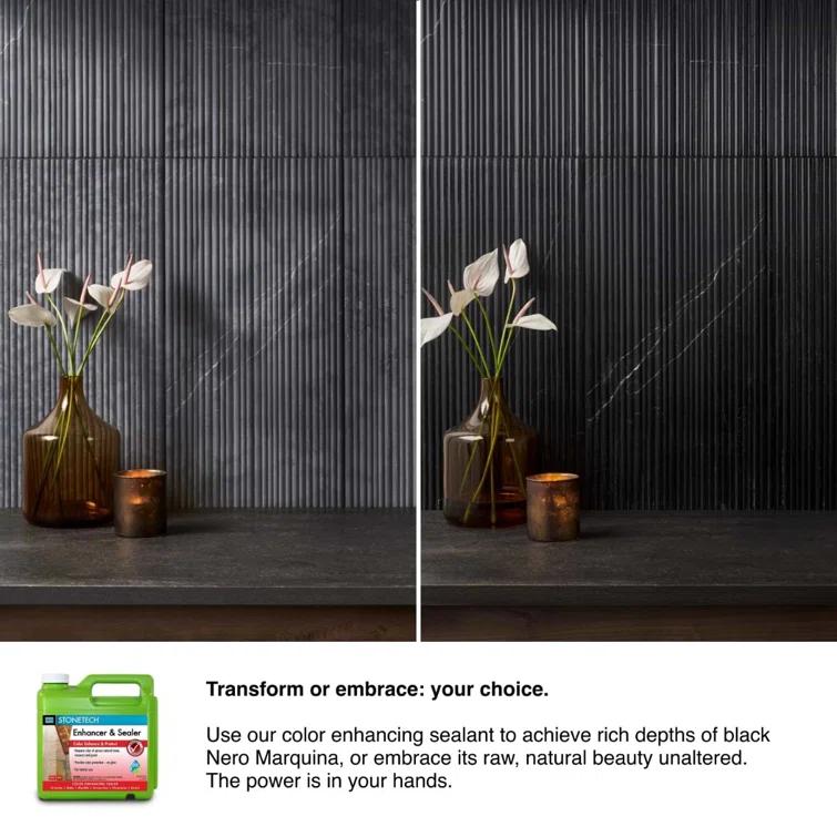 Large Format 12'' W x 24'' L Marble Singular Tile