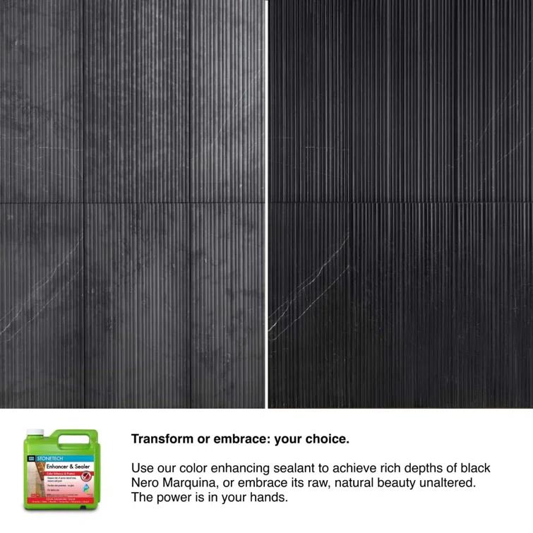 Large Format 12'' W x 24'' L Marble Singular Tile