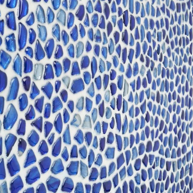 Bond Tile Fractal Pebble 11.88 in. x 11.88 in. Polished Glass Wall Mosaic Tile (0.98 Sq. Ft. / Each)