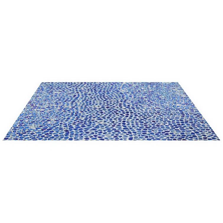 Bond Tile Fractal Pebble 11.88 in. x 11.88 in. Polished Glass Wall Mosaic Tile (0.98 Sq. Ft. / Each)