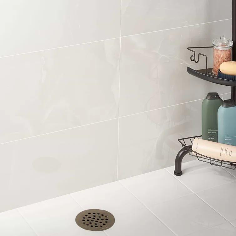 Bond Tile 12" x 24" Polished Marble Look Porcelain Floor and Wall Tile