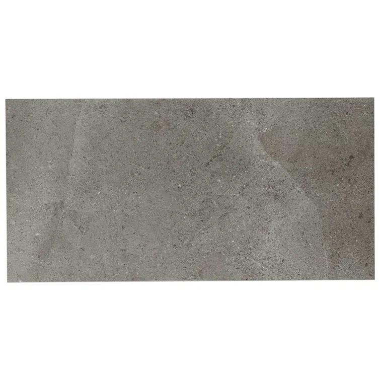 Bond Tile Grava 11.81 in. x 23.62 in. Matte Stone Look Porcelain Floor and Wall Tile (9.68 Sq. Ft. / Case)