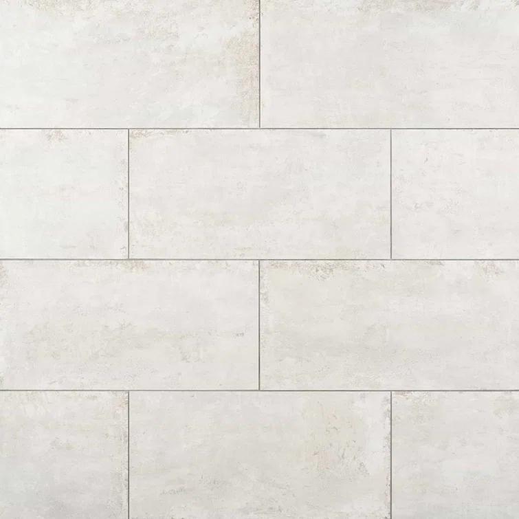 Mantis 11.81 in. x 23.62 in. Matte Porcelain Concrete Look Floor and Wall Tile (13.55 Sq. Ft./Case)