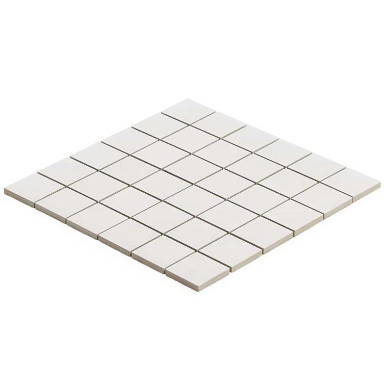 Saroshi Onyx Bianco 11.81 in. x 11.81 in. Matte Porcelain Floor and Wall Mosaic Tile (0.96 sq. ft./Each)