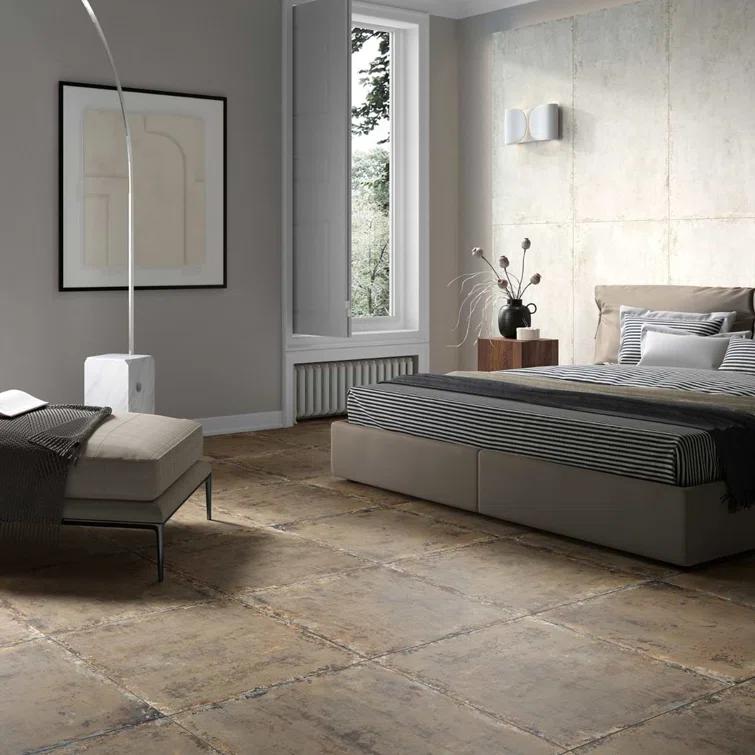 Mantis 23.62 in. x 23.62 in. Matte Porcelain Stone Look Floor and Wall Tile (11.62 Sq. Ft. / Case)