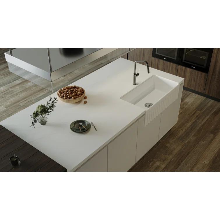 36'' L Farmhouse / Apron Single Bowl Fireclay Kitchen Sink