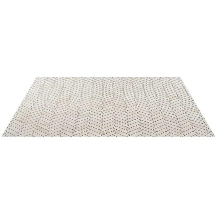 Mantis 10.03 in. x 10.62 in. Herringbone Matte Porcelain Floor & Wall Mosaic Tile (0.75 Sq.Ft./Each)