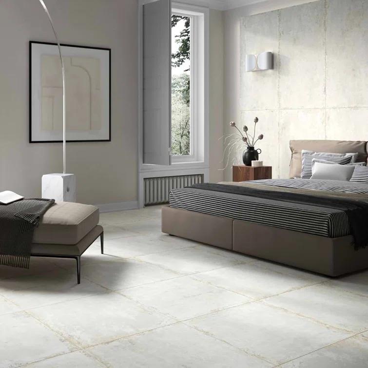 Mantis 23.62 in. x 23.62 in. Matte Porcelain Stone Look Floor and Wall Tile (11.62 Sq. Ft. / Case)