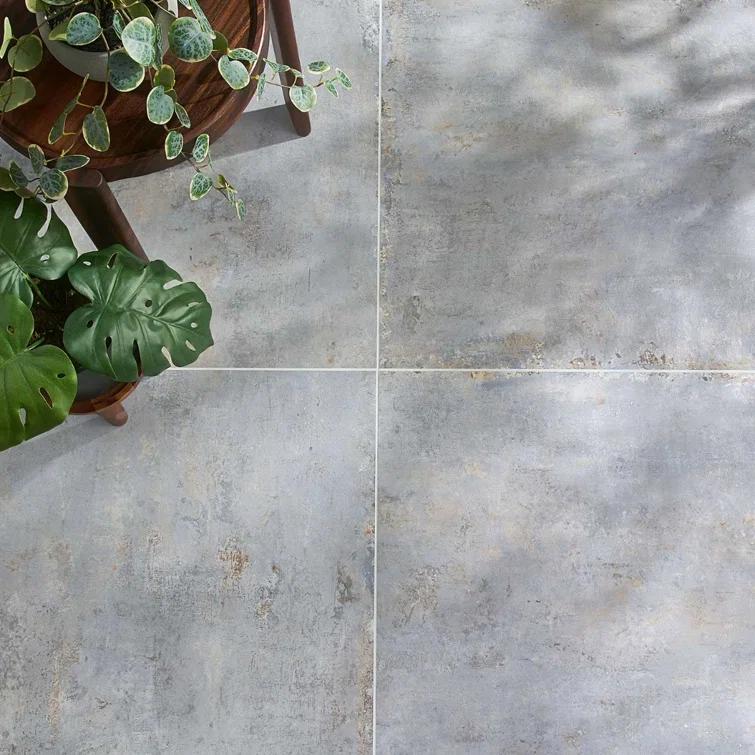 Mantis 23.62 in. x 23.62 in. Matte Porcelain Stone Look Floor and Wall Tile (11.62 Sq. Ft. / Case)