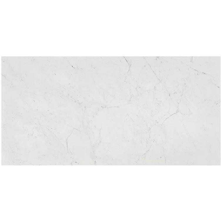Bond Tile 24" x 47" Polished Marble Look Porcelain Floor and Wall Tile (15.5 Sq. Ft. / Case)