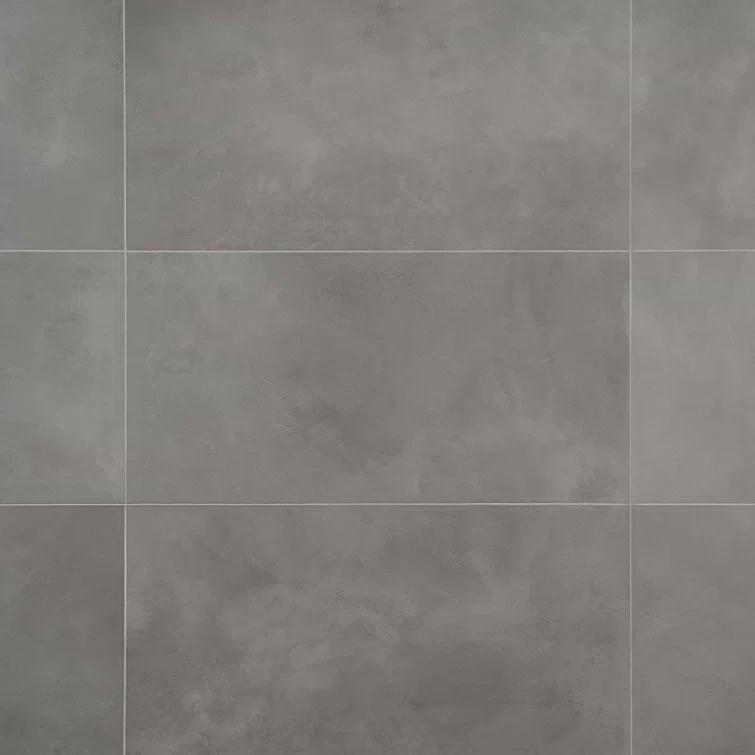 Bond Tile Ryx 15.74 in. x 31.49 in. Matte Porcelain Concrete Look Floor and Wall Tile (13.77 Sq. Ft. / Case)