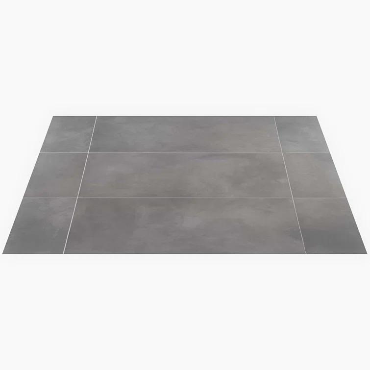 Bond Tile Ryx 15.74 in. x 31.49 in. Matte Porcelain Concrete Look Floor and Wall Tile (13.77 Sq. Ft. / Case)