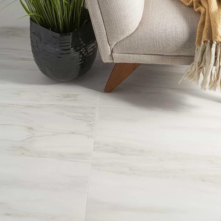 Bond Tile Saroshi 11.81 in. x 23.62 in. Matte Marble Look Porcelain Floor and Wall Tile (9.68 Sq. Ft. / Case)