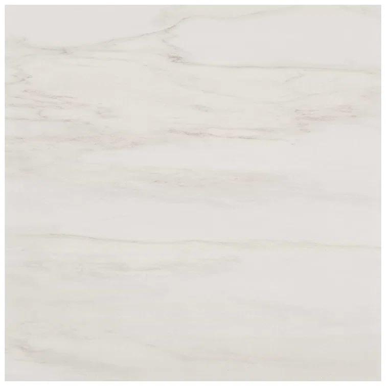 24" x 24" Polished Marble Look Porcelain Floor and Wall Tile (15.5 Sq. Ft. / Case)