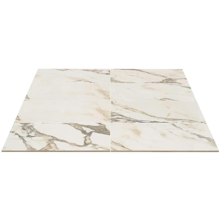 Bond Tile 12" x 24" Polished Marble Look Porcelain Floor and Wall Tile