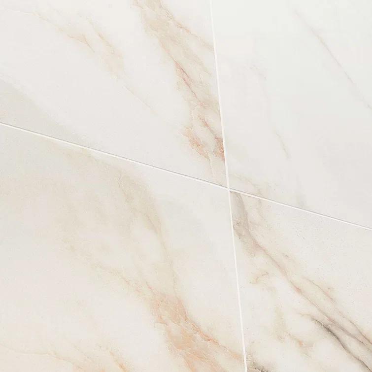 Bond Tile 12" x 24" Polished Marble Look Porcelain Floor and Wall Tile