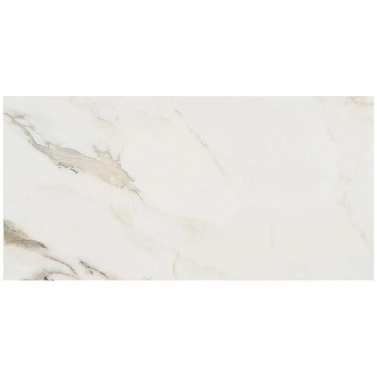 Bond Tile 12" x 24" Polished Marble Look Porcelain Floor and Wall Tile