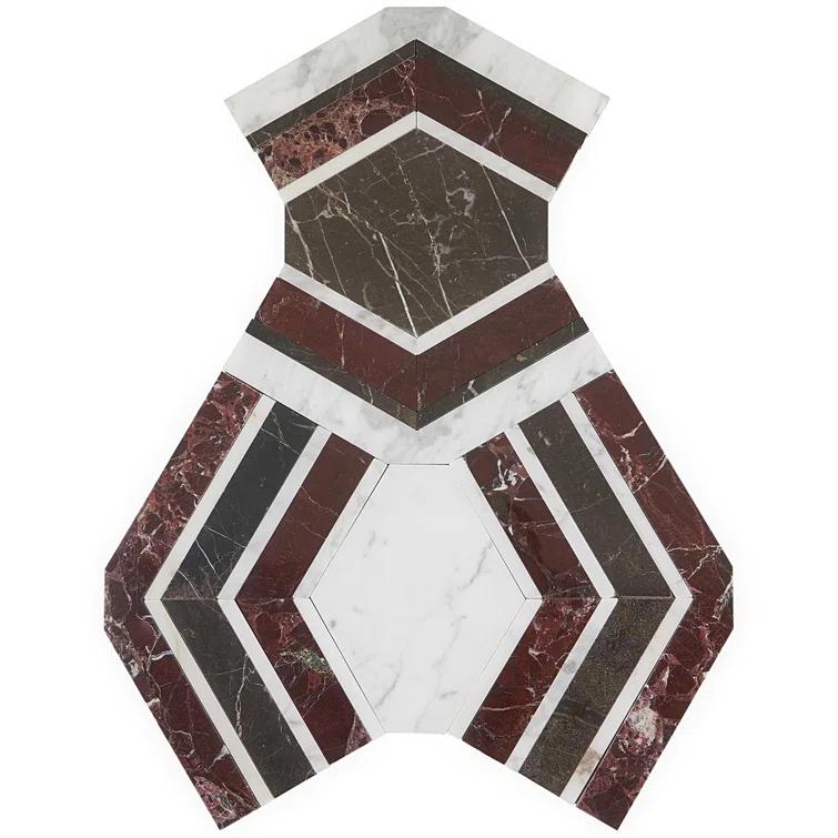 Bond Tile Tenor Marble Random Mosaic Wall & Floor Tile