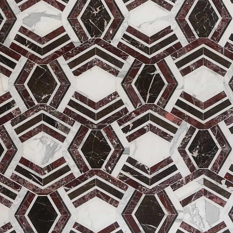 Bond Tile Tenor Marble Random Mosaic Wall & Floor Tile