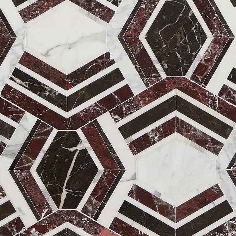 Bond Tile Tenor Marble Random Mosaic Wall & Floor Tile