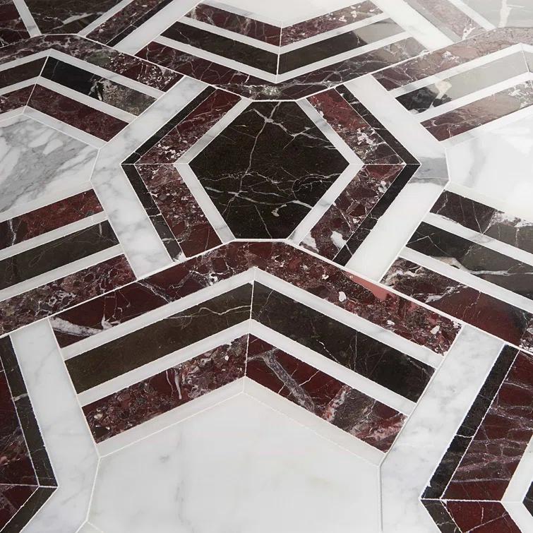 Bond Tile Tenor Marble Random Mosaic Wall & Floor Tile