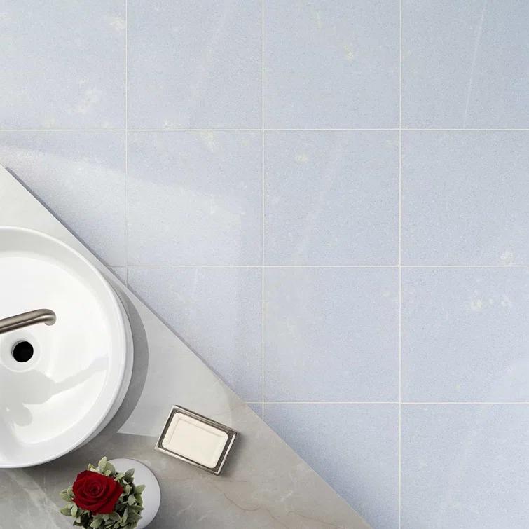 Bond Tile Raven 12 in. x 12 in. Polished Marble Floor and Wall Tile (10 Sq. Ft. / Case)