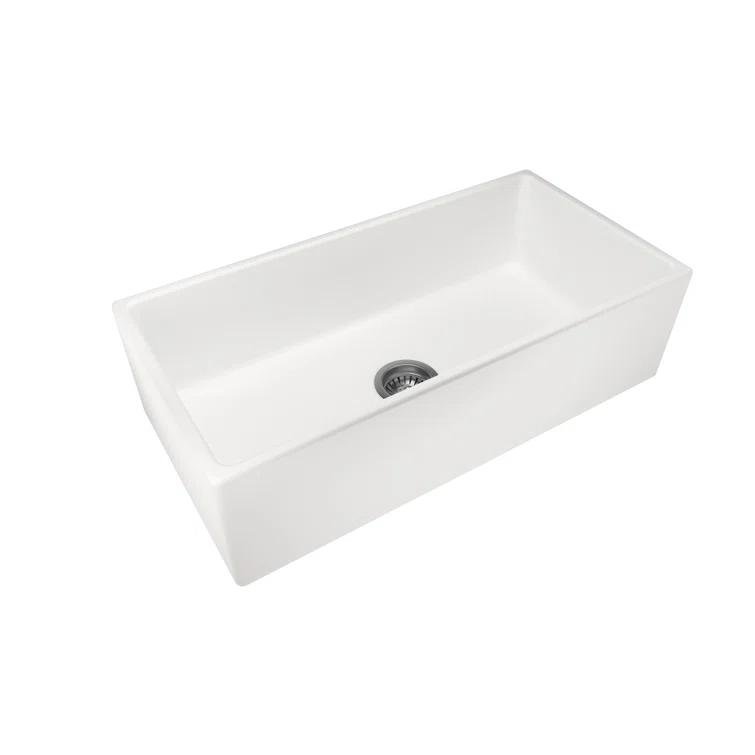 36'' L Farmhouse / Apron Single Bowl Fireclay Kitchen Sink