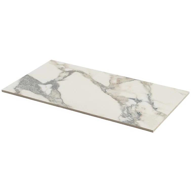 Bond Tile Saroshi 11.81 in. x 23.62 in. Matte Marble Look Porcelain Floor and Wall Tile (9.68 Sq. Ft. / Case)