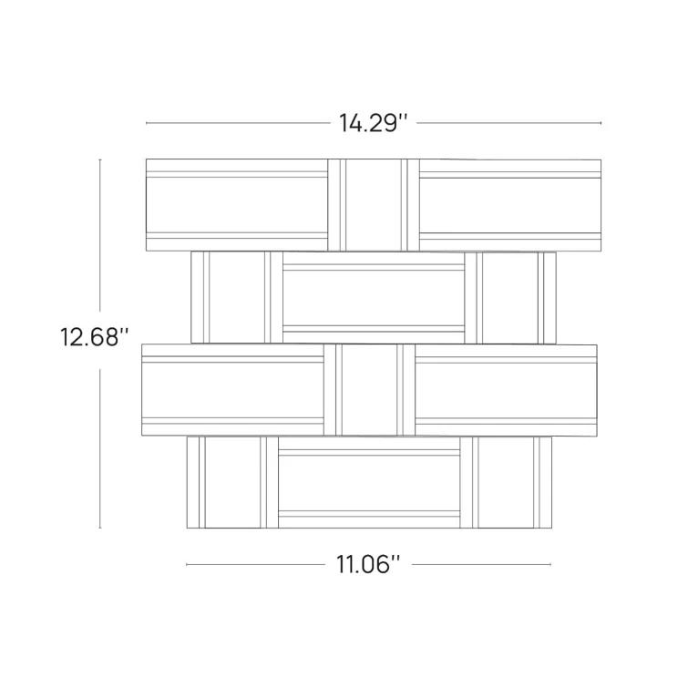 Mingle Natural Stone Mosaic Sheet Wall & Floor Tile