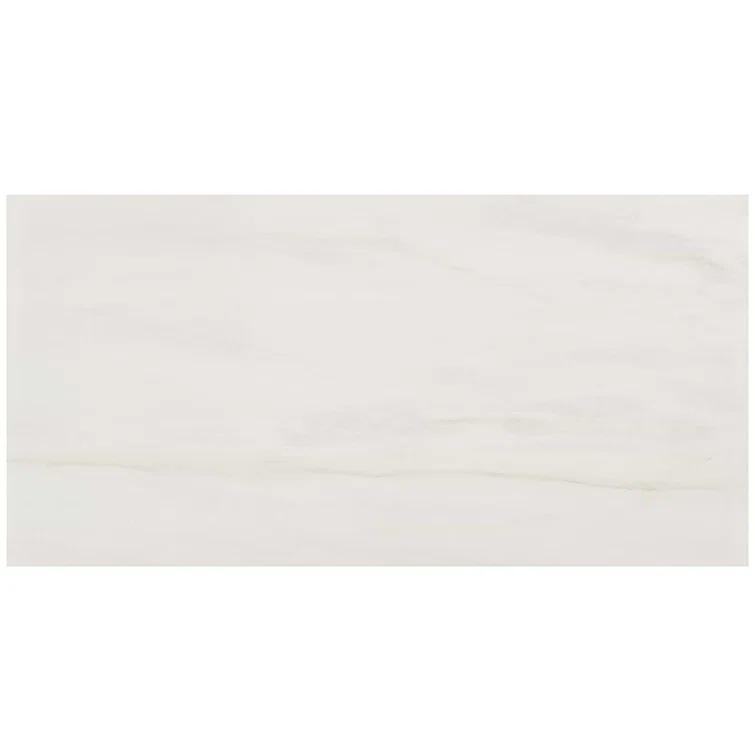 Bond Tile 12" x 24" Polished Marble Look Porcelain Floor and Wall Tile