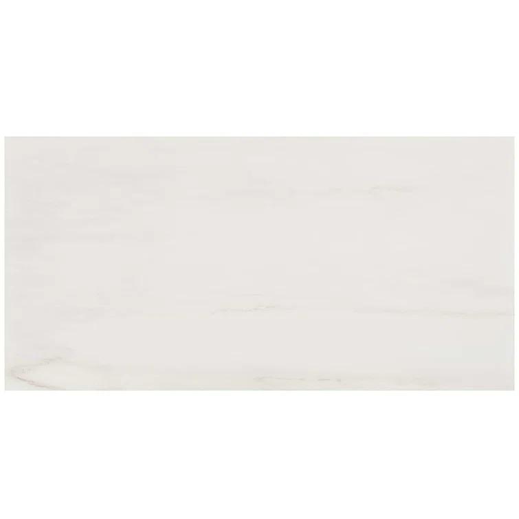 Bond Tile 12" x 24" Polished Marble Look Porcelain Floor and Wall Tile
