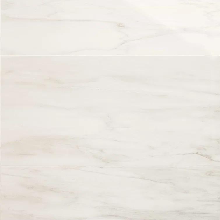 Bond Tile 12" x 24" Polished Marble Look Porcelain Floor and Wall Tile