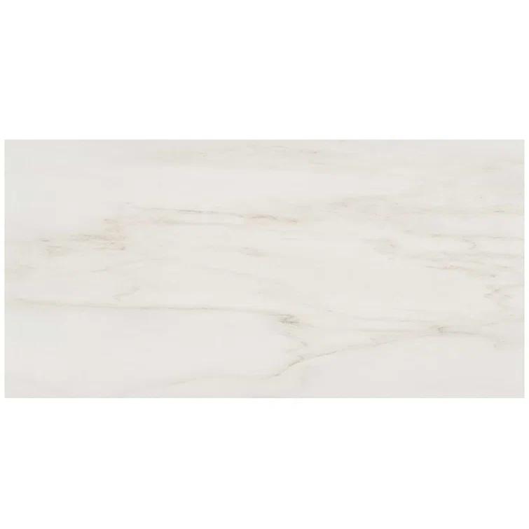 Bond Tile 12" x 24" Polished Marble Look Porcelain Floor and Wall Tile