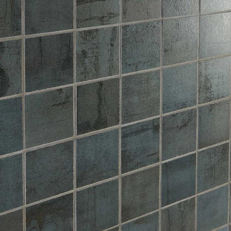 Angela Harris Alloy 2" x 2" Porcelain Metal Look Mosaic Wall & Floor Tile Tile ( 0.92 sq. ft. / box )