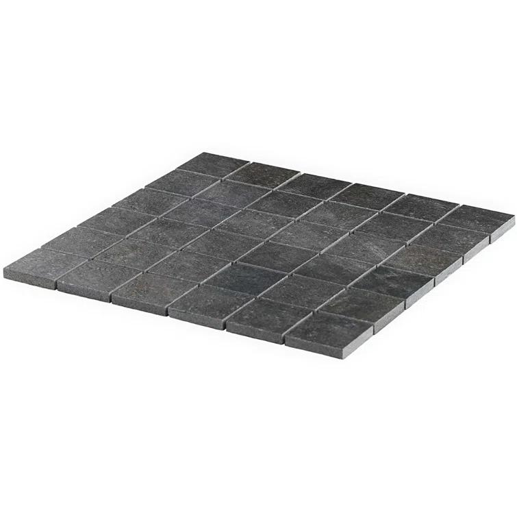Dominion 11.81" x 11.81" Matte Porcelain Floor & Wall Mosaic Tile (0.97 Sq. Ft./Each)