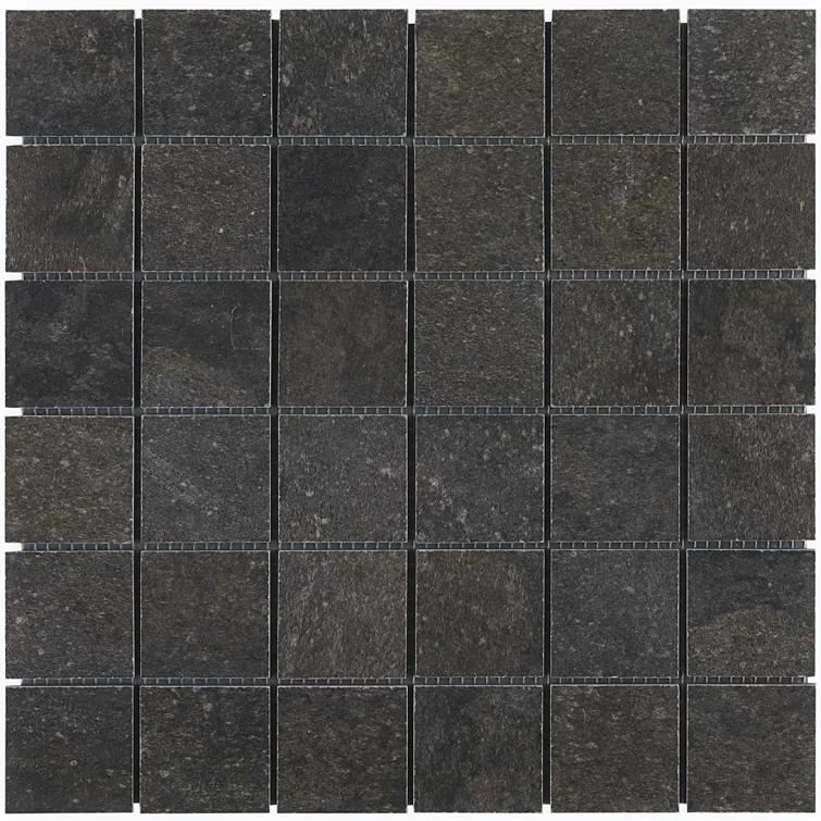 Dominion 11.81" x 11.81" Matte Porcelain Floor & Wall Mosaic Tile (0.97 Sq. Ft./Each)