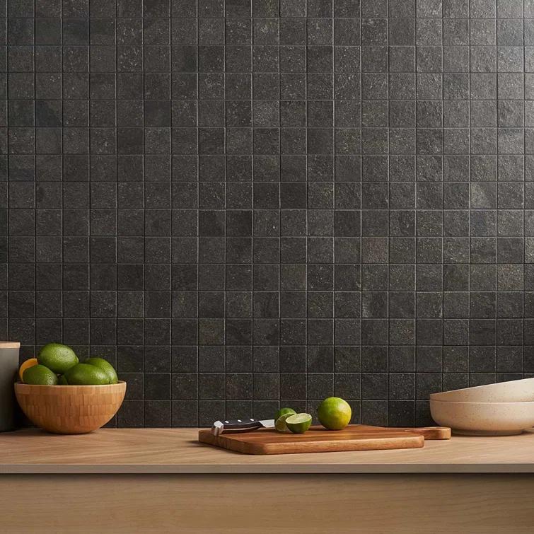 Dominion 11.81" x 11.81" Matte Porcelain Floor & Wall Mosaic Tile (0.97 Sq. Ft./Each)