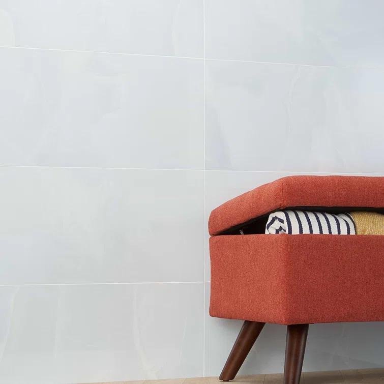 Bond Tile 12" x 24" Polished Marble Look Porcelain Floor and Wall Tile