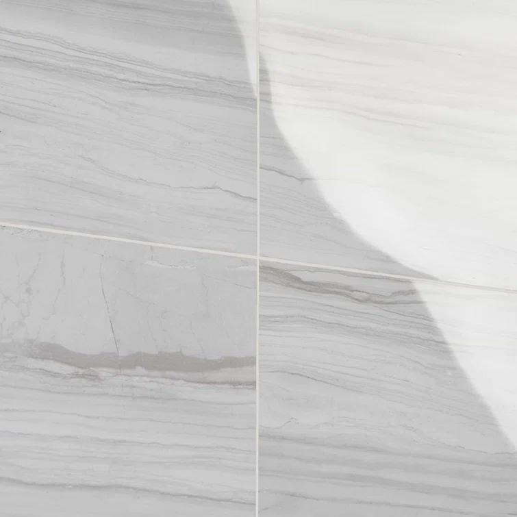 Bond Tile 12" x 24" Polished Marble Look Porcelain Floor and Wall Tile